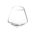 Tilted Crystal Whiskey Tumblers Old Fashioned Bourbon Glasses Round Spin Glass Wine Cup